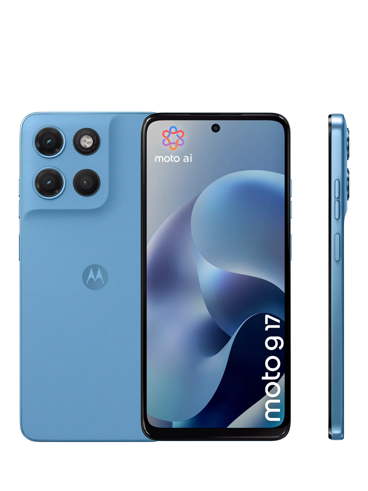 Motorola moto g17 Alaskan Blue 128GB 5G smartphone, UK version