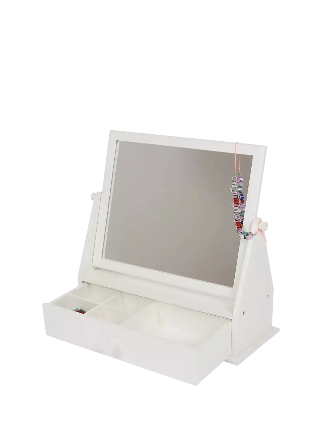Great Little Trading Co dressing table mirror white, imported from the UK
