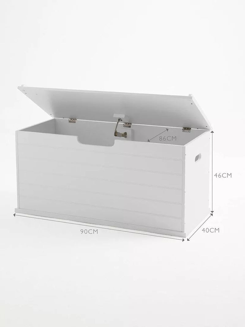 Great Little Trading Co classic toy box white (British brand)