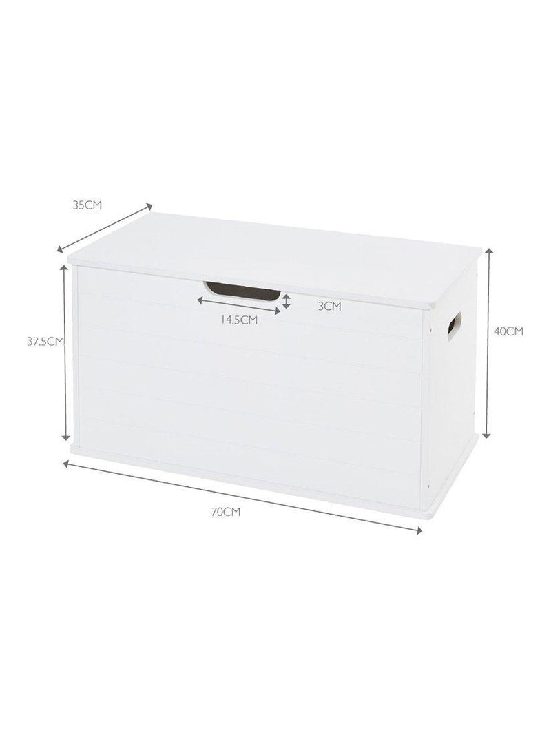 Great Little Trading Co small classic white toy box, UK version