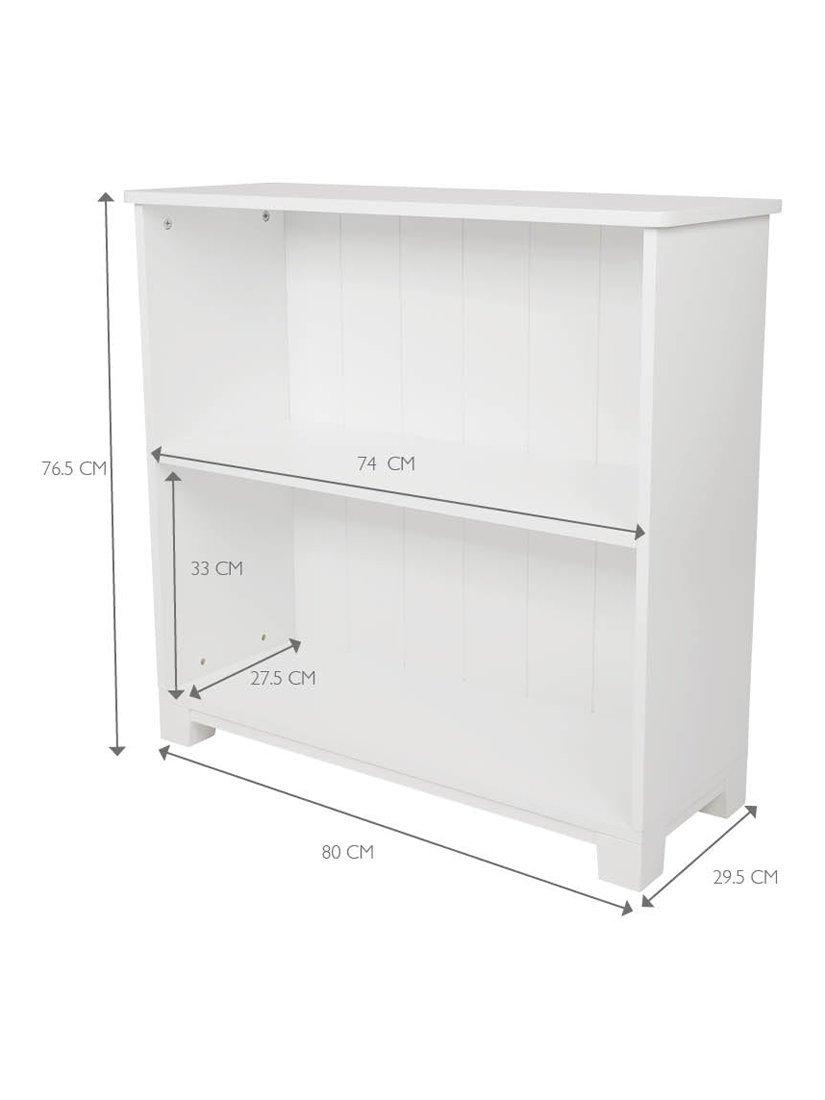Great Little Trading Co Crompton low bookcase white - British product