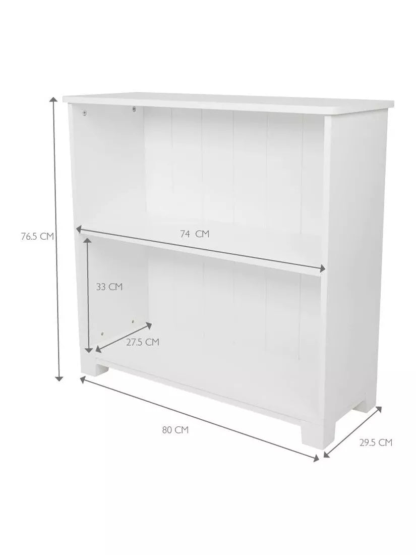 Great Little Trading Co Crompton low bookcase white - British product