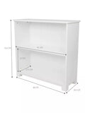 Great Little Trading Co Crompton low bookcase white - British product