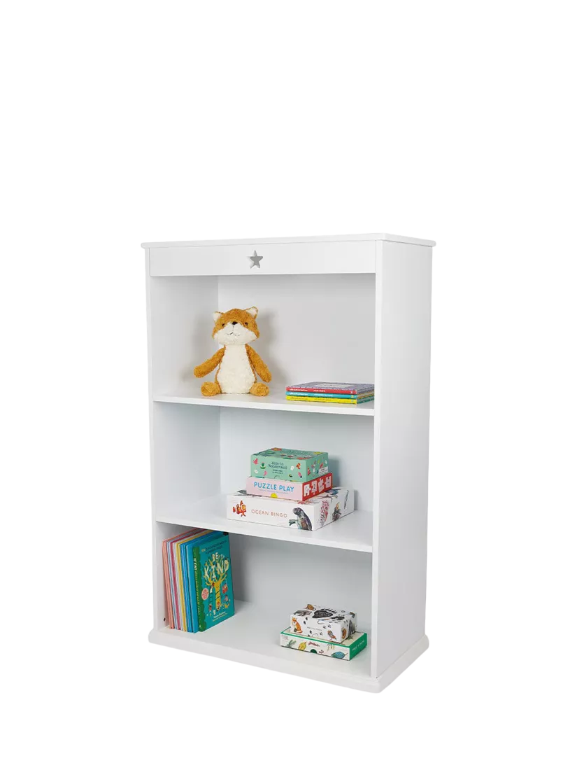 Great Little Trading Co white star bookcase (British brand)