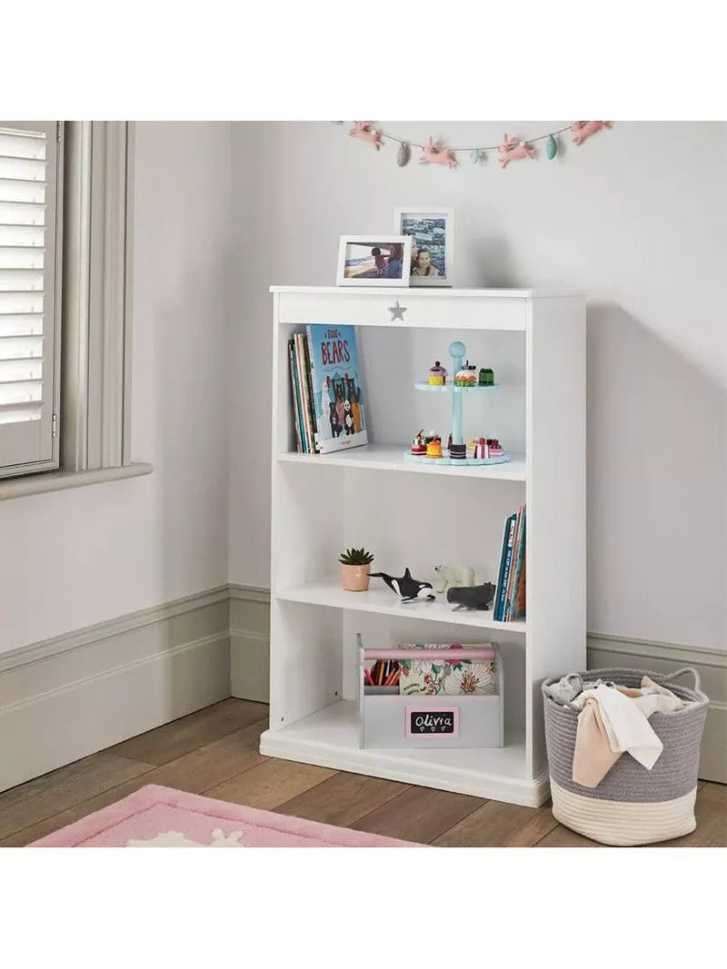 Great Little Trading Co white star bookcase (British brand)