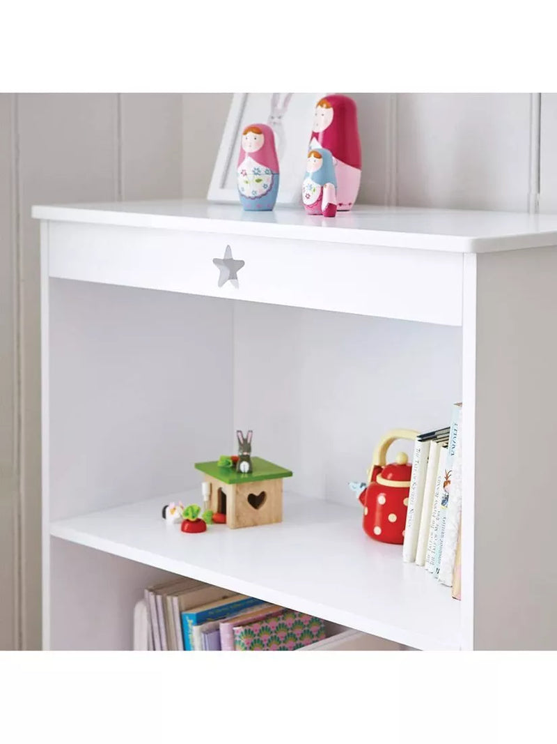 Great Little Trading Co white star bookcase (British brand)