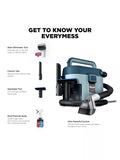 Shark EveryMess 3-in-1 portable floor cleaner blue British brand