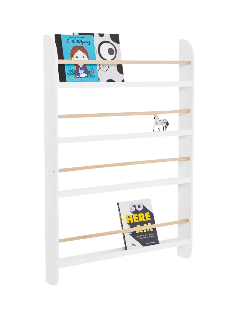 Great Little Trading Co Greenaway children's bookcase White/Natural, imported from the UK