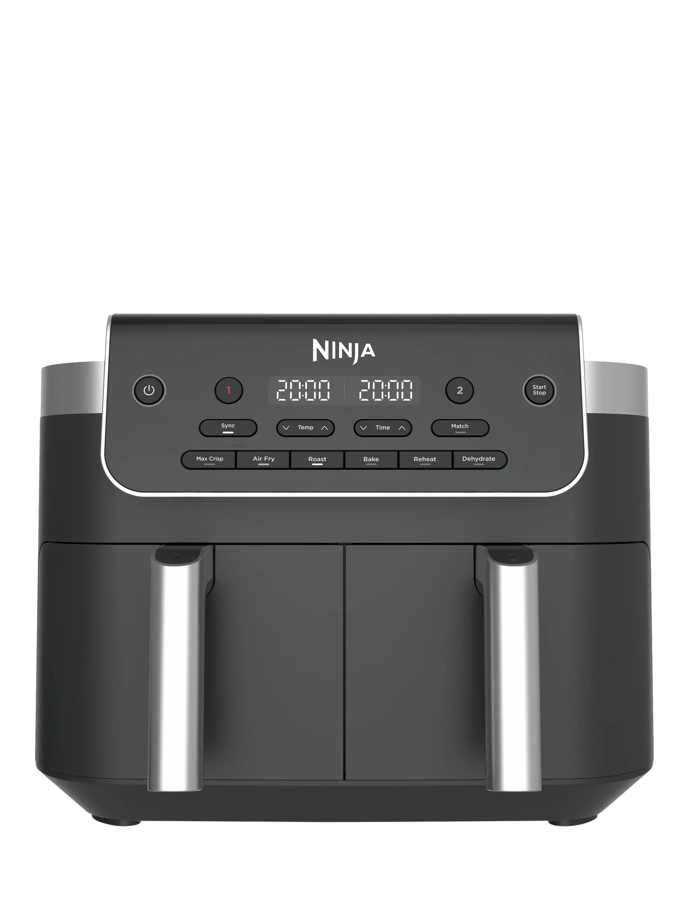 Ninja DualZone air fryer 7.6L grey, imported from the UK