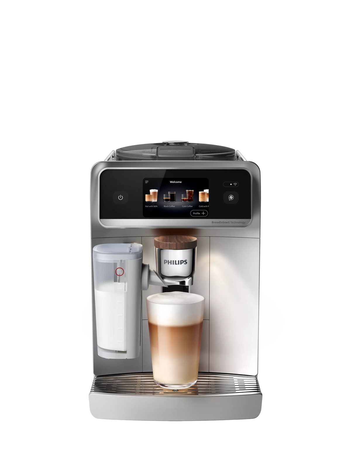 Philips Cafe Aromis silver coffee machine, imported from the UK