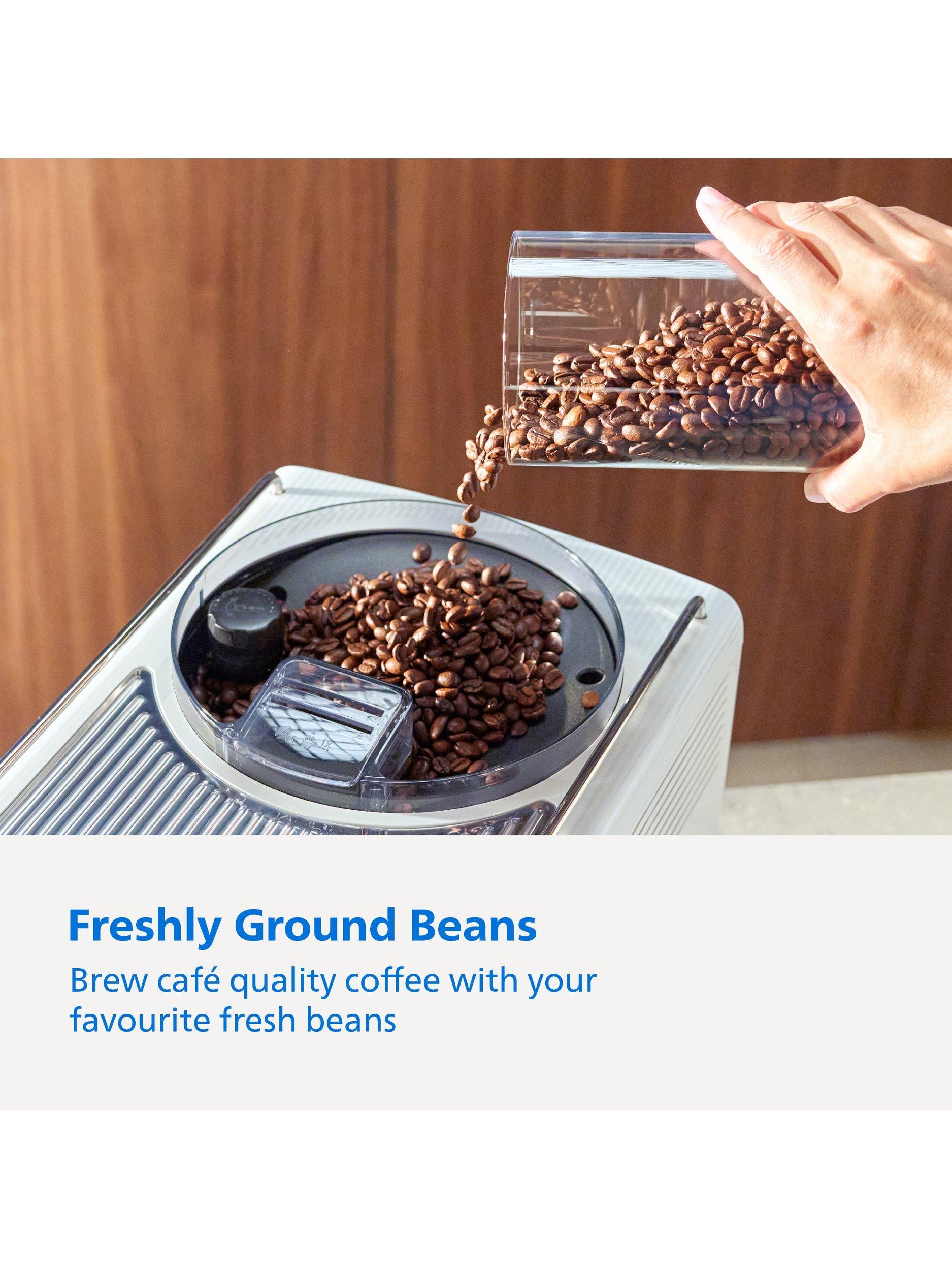 Philips Cafe Aromis silver coffee machine, imported from the UK