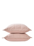 Christy laundered cotton pillowsham pink 65x65cm - British product