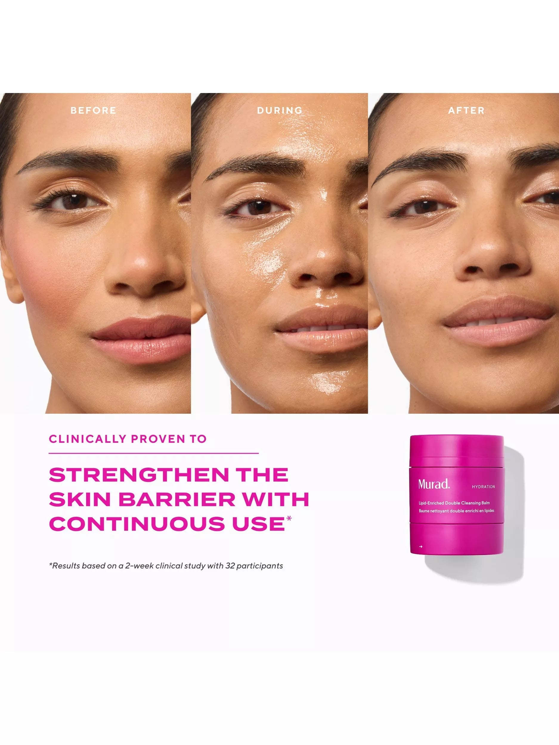 Murad lipid-enriched double cleansing balm 50ml - British product