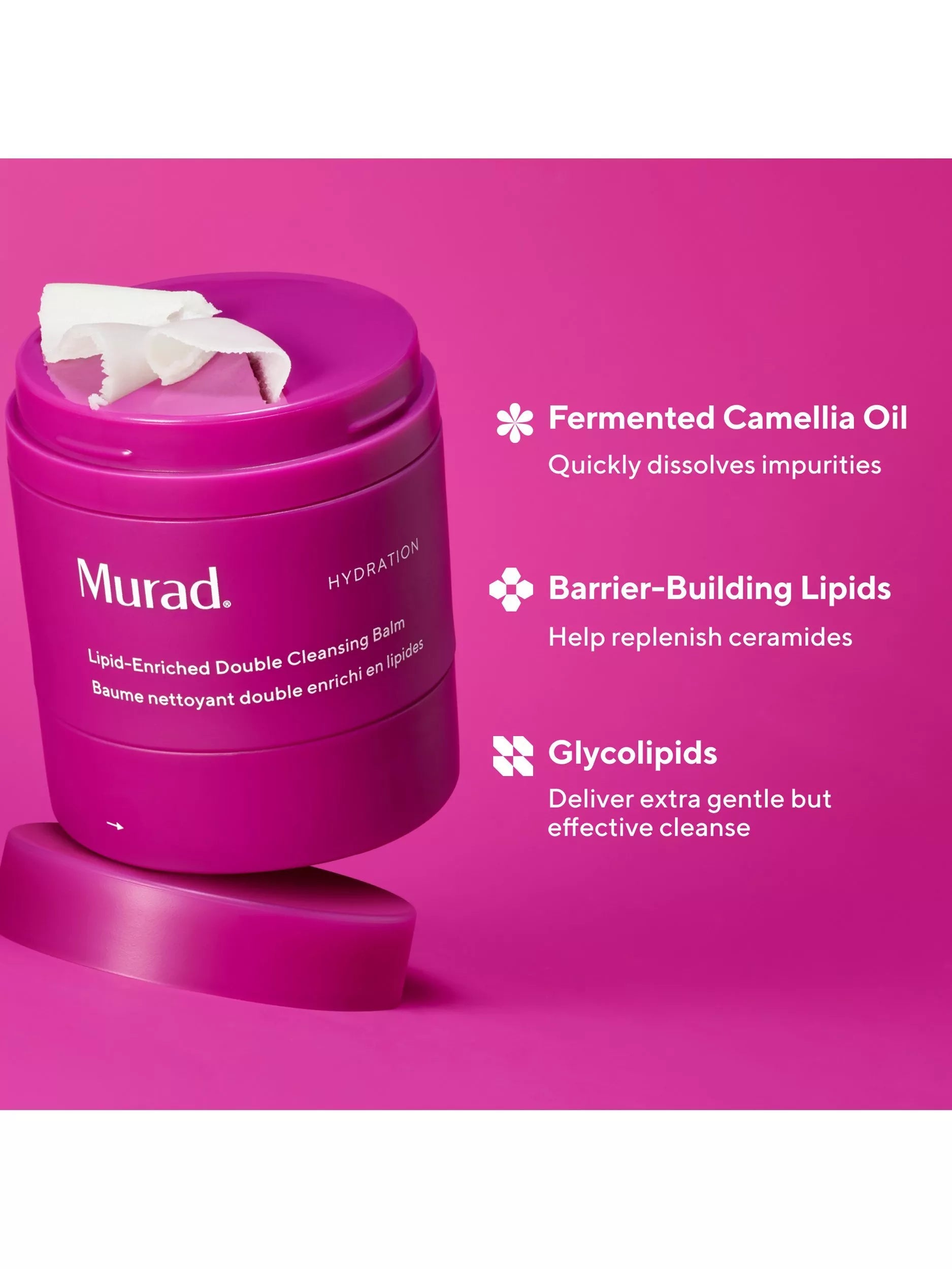 Murad lipid-enriched double cleansing balm 50ml - British product