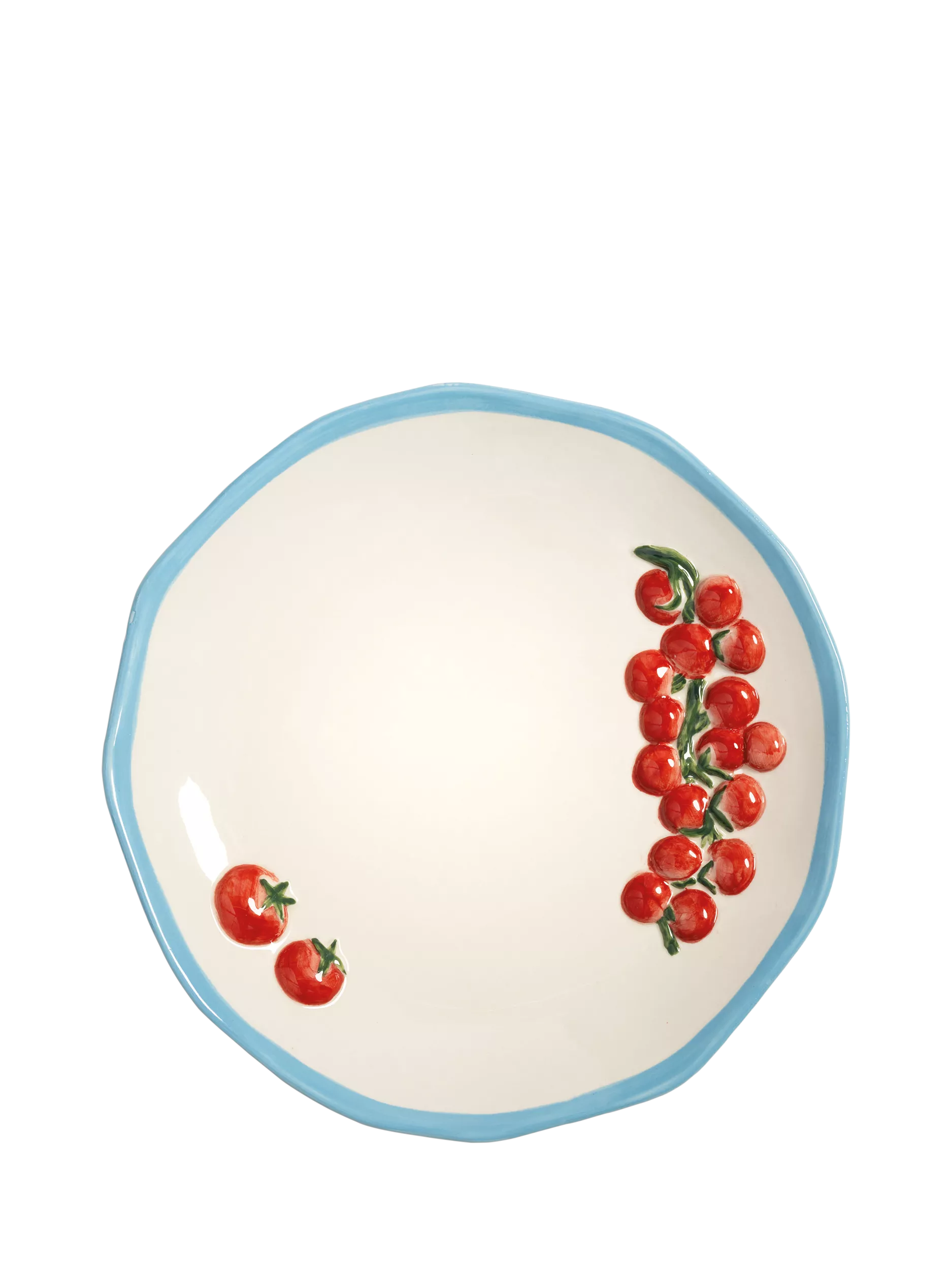 &k Amsterdam pomodoro platter blue 31cm (British brand)