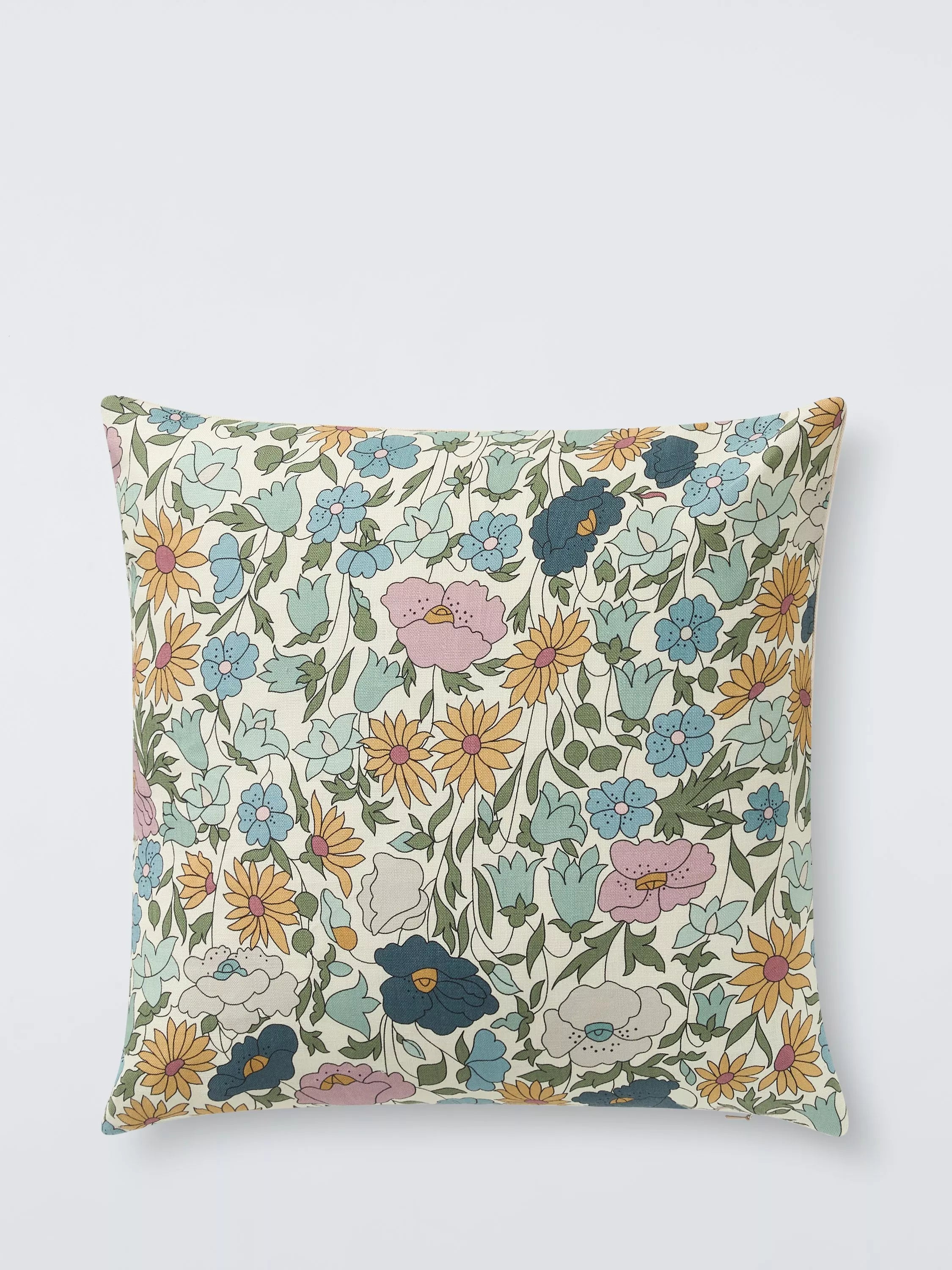 Liberty London Poppy cushion 43cm square - British product