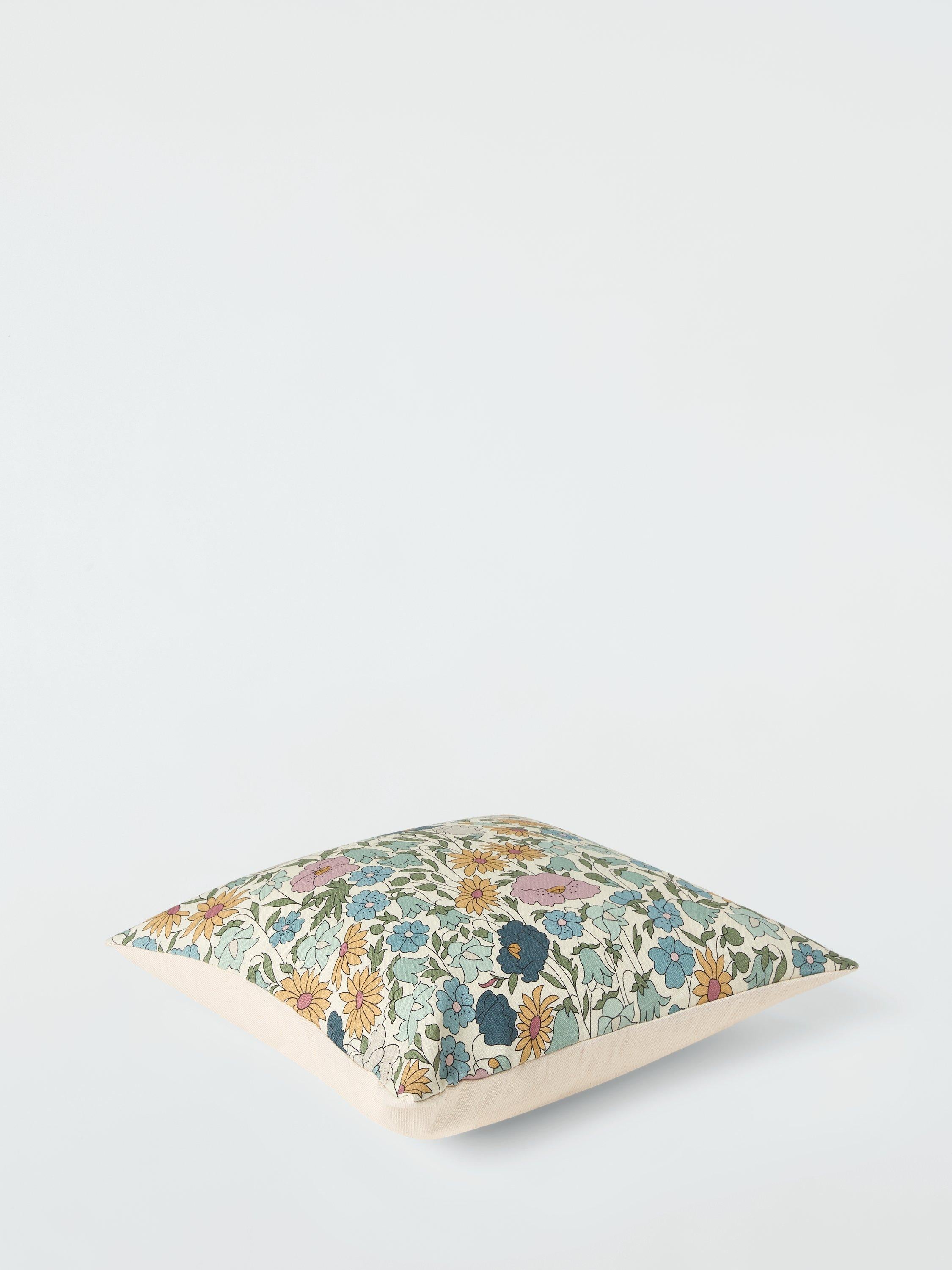 Liberty London Poppy cushion 43cm square - British product