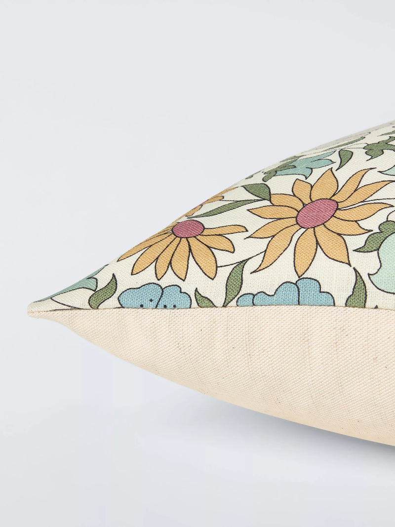 Liberty London Poppy cushion 43cm square - British product