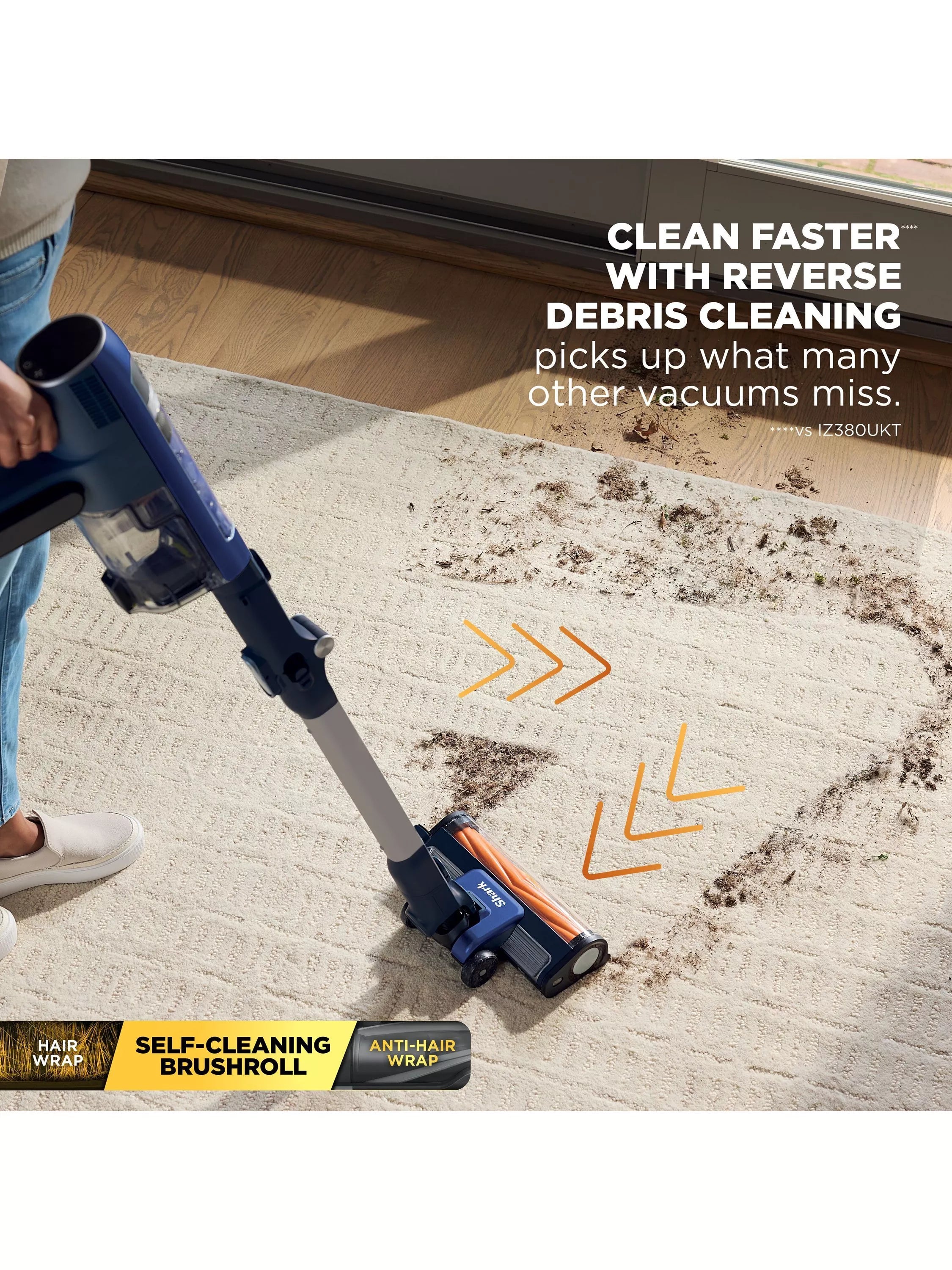 Shark PowerDetect Speed cordless vacuum IA1241UK ultramarine - British product