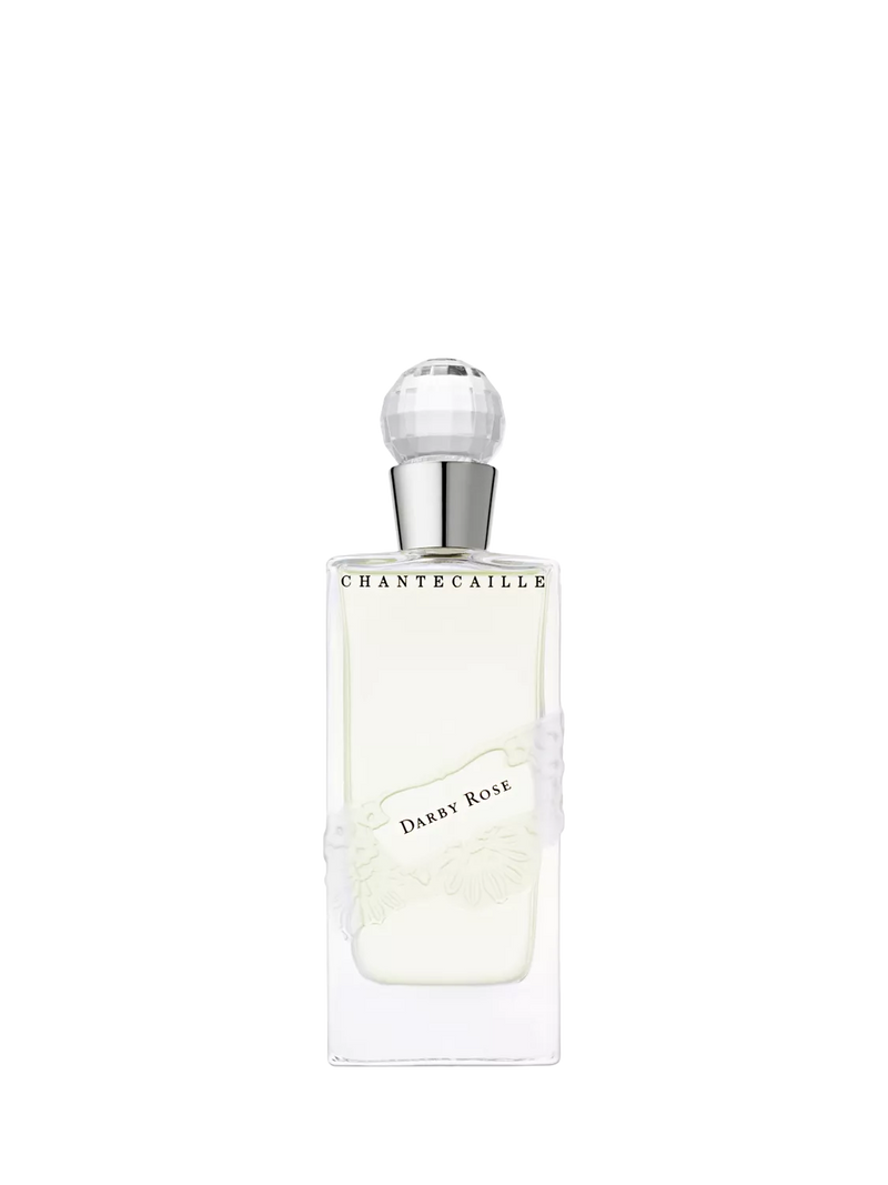 Chantecaille Rose Harvest Duo fragrance gift set with Darby Rose EDP and lip balm, imported from the UK