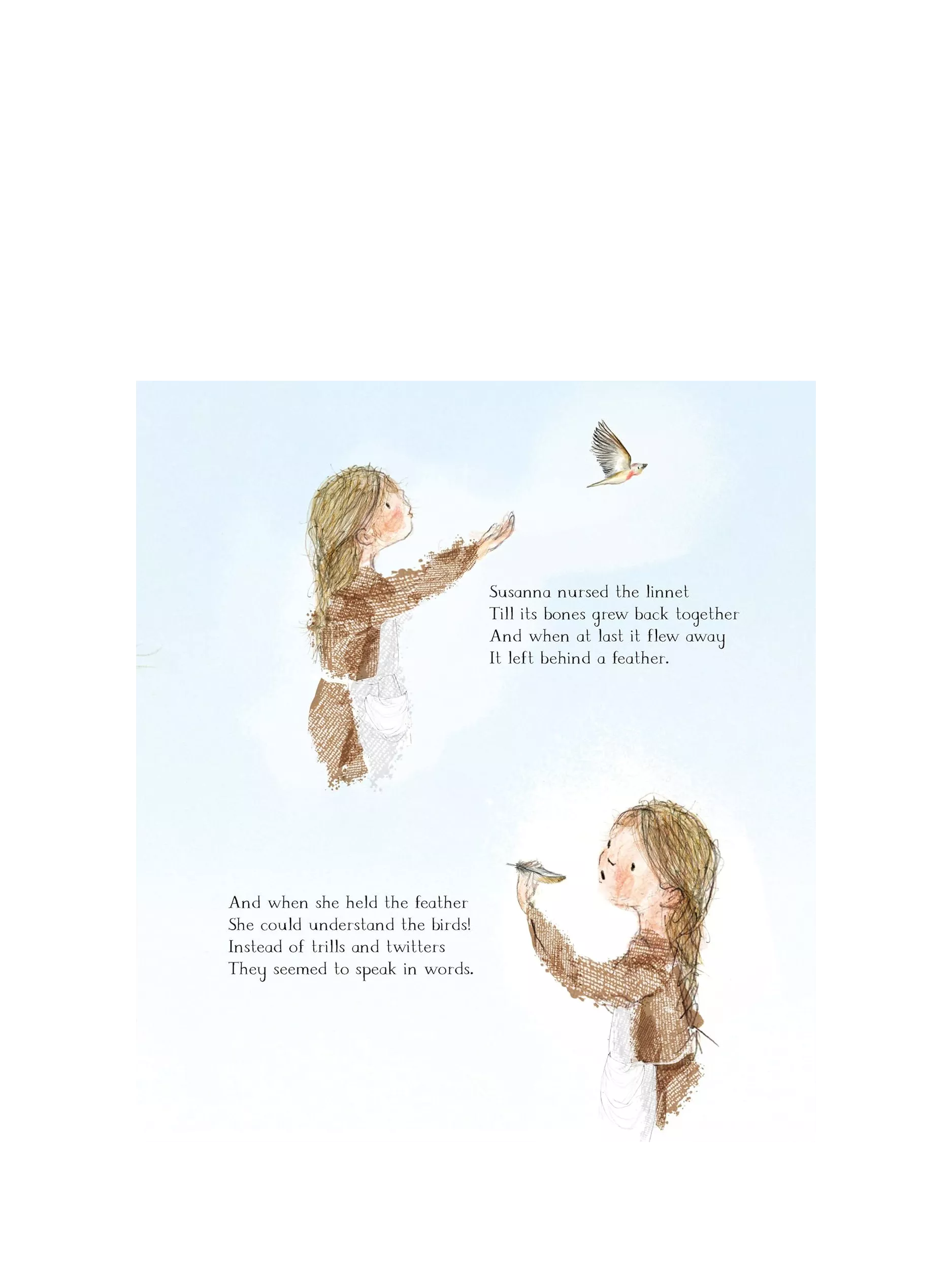 Julia Donaldson The Magic Feather children's picture book, UK version