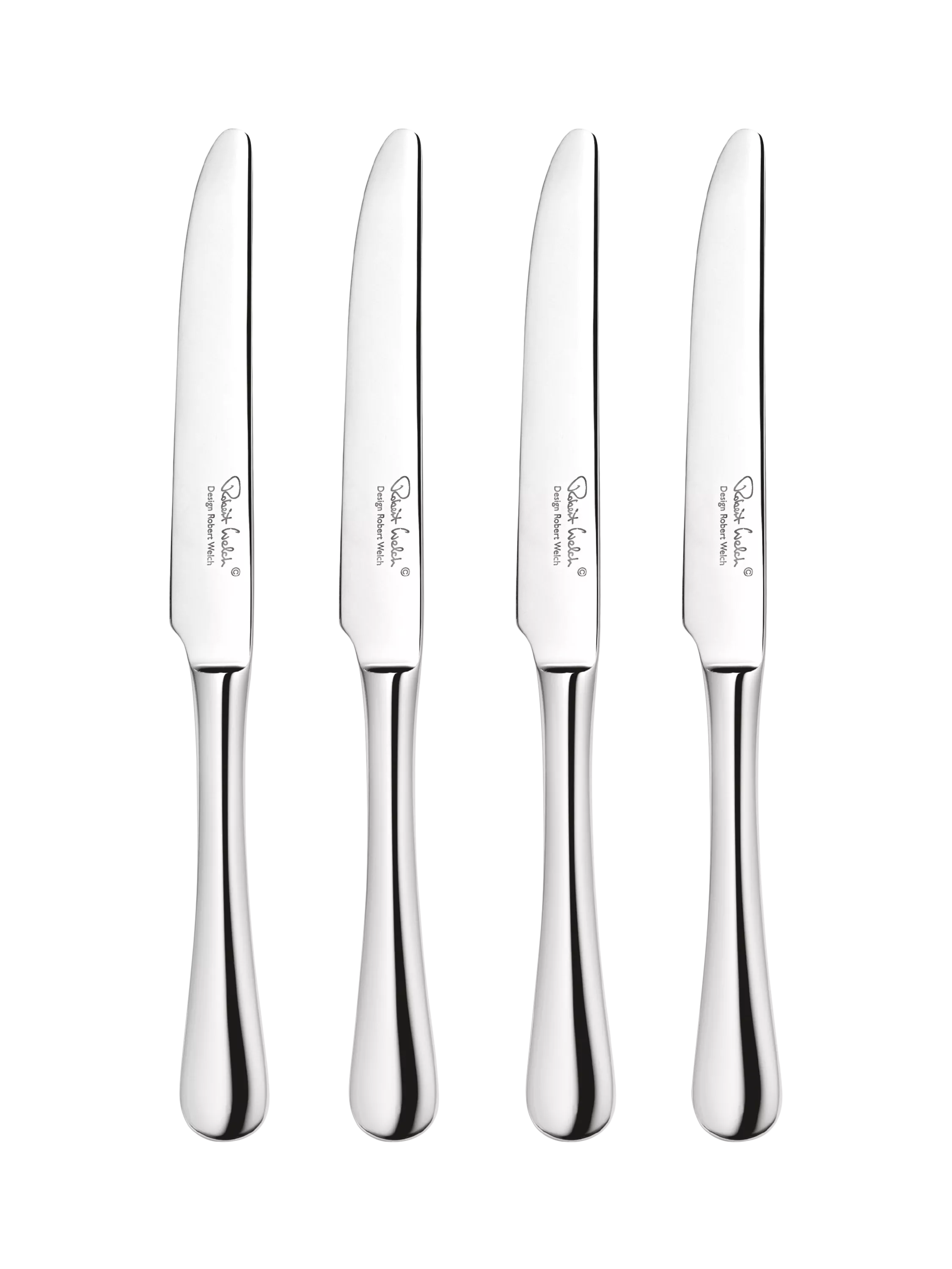 Robert Welch Radford Bright Stainless Steel Side Knives, Set of 4