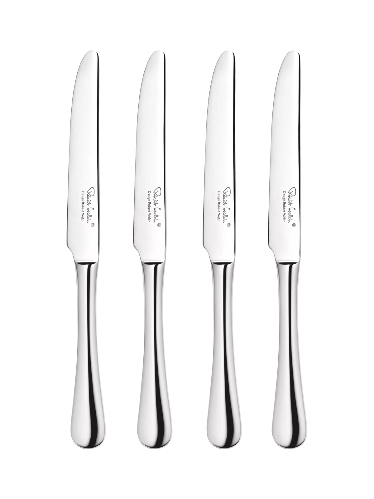 Robert Welch Radford Bright Stainless Steel Side Knives, Set of 4