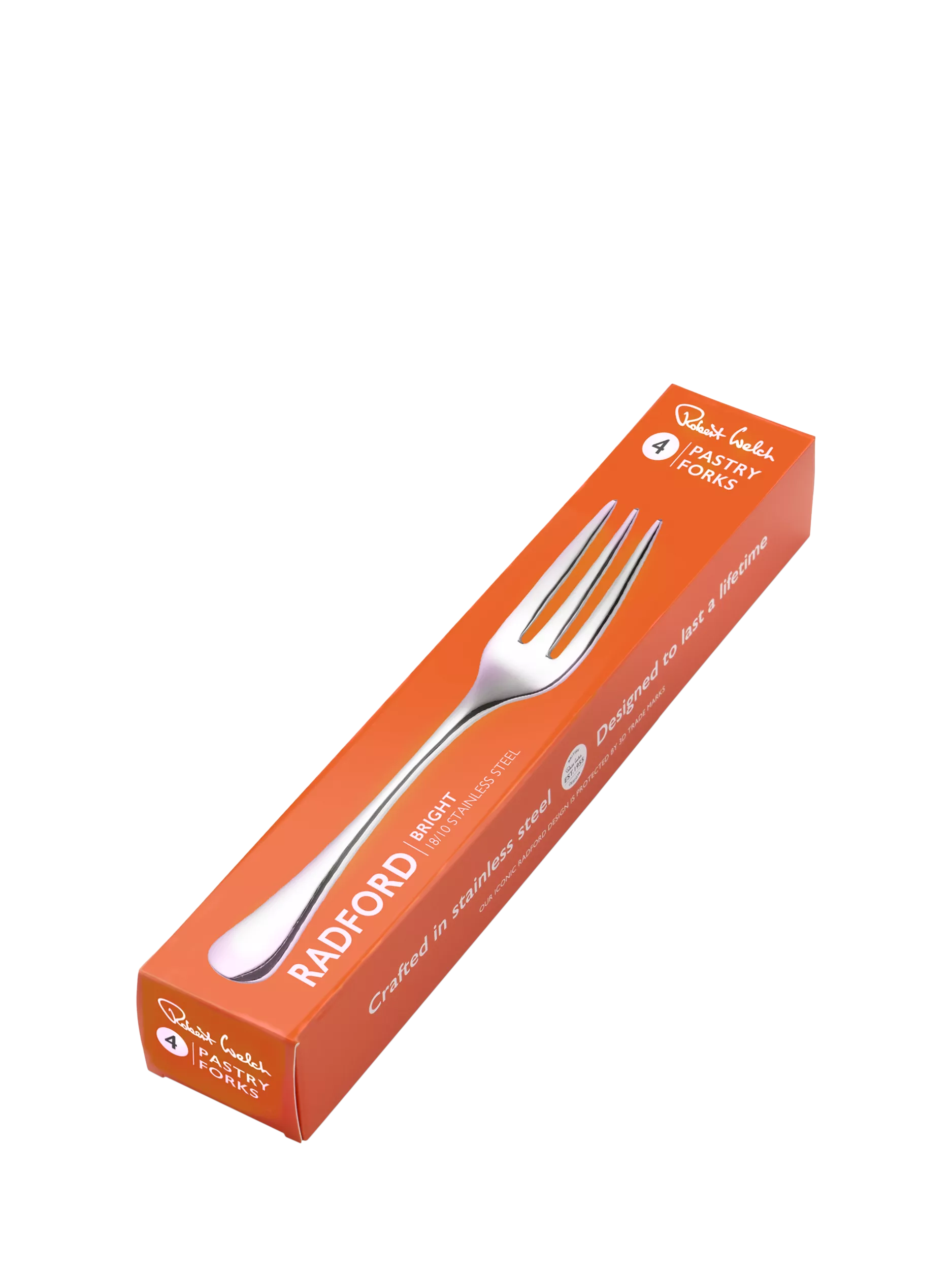 Robert Welch Radford pastry forks set of 4, imported from the UK