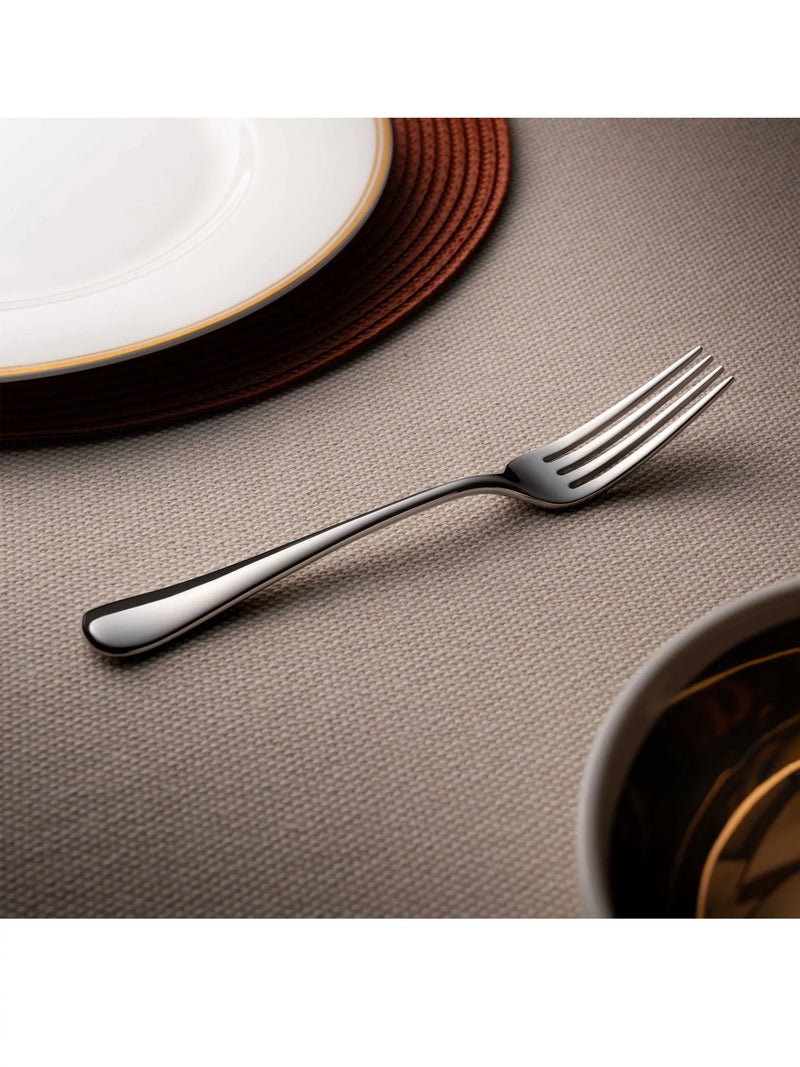 Robert Welch Radford Bright stainless steel table forks set of 4, imported from the UK