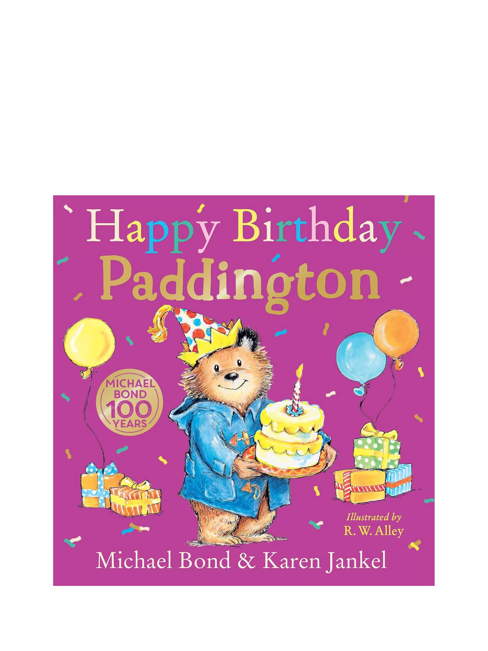 Paddington Bear children's book Happy Birthday Paddington hardback 32 pages, imported from the UK
