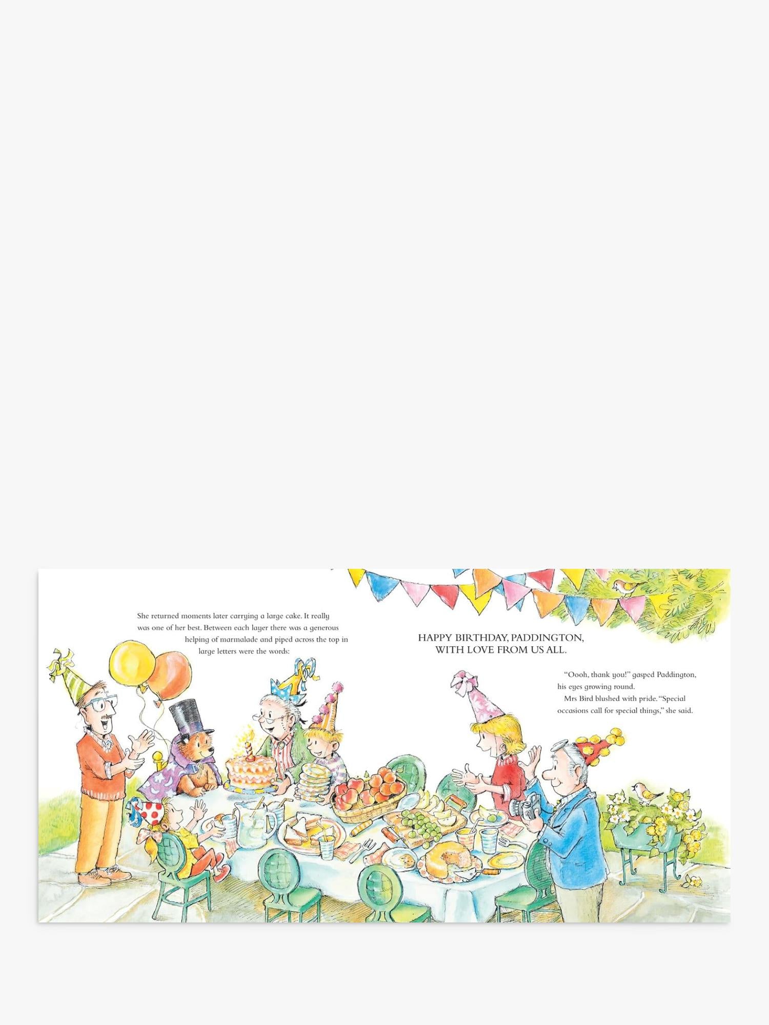 Paddington Bear children's book Happy Birthday Paddington hardback 32 pages, imported from the UK