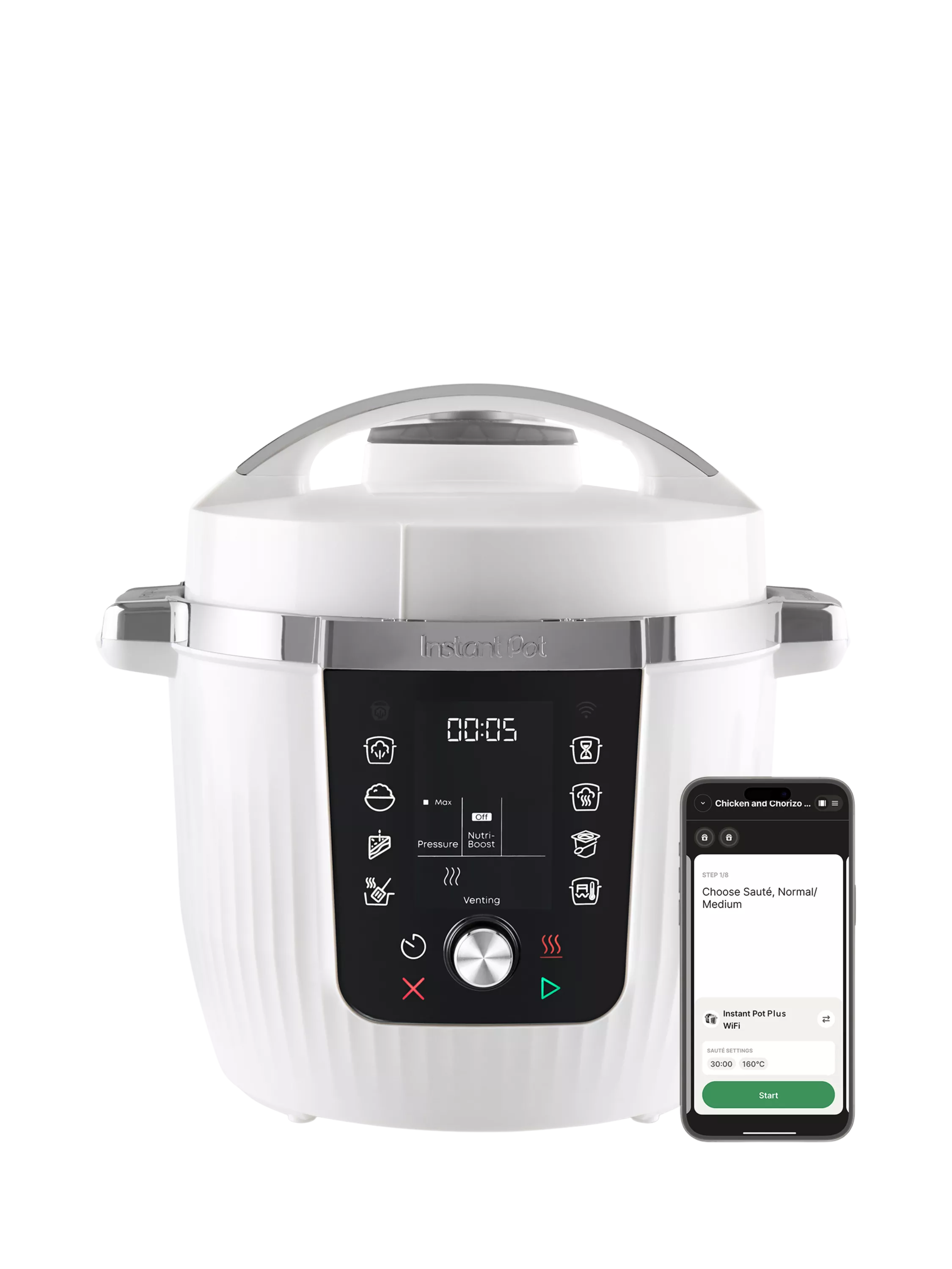 Instant Pot Pro Wi-Fi 5.7L multi cooker, imported from the UK