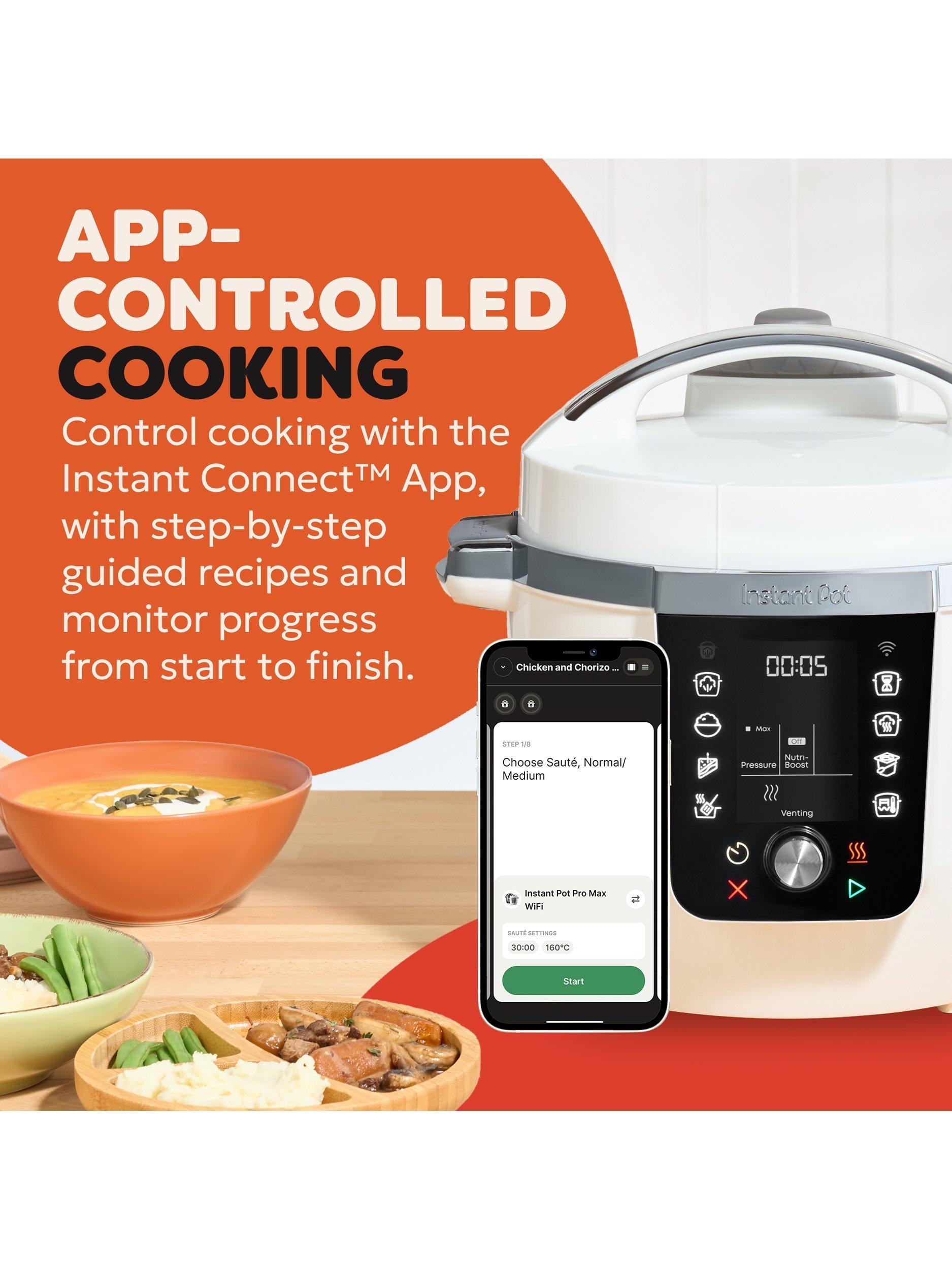 Instant Pot Pro Wi-Fi 5.7L multi cooker, imported from the UK