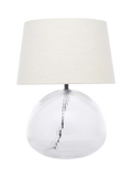 Neptune Malton bronze fluted glass table lamp (British brand)