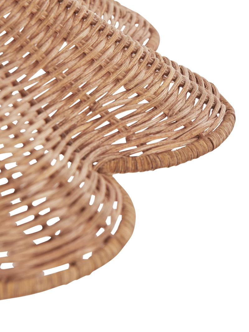 Neptune rattan pendant light natural 45cm, imported from the UK