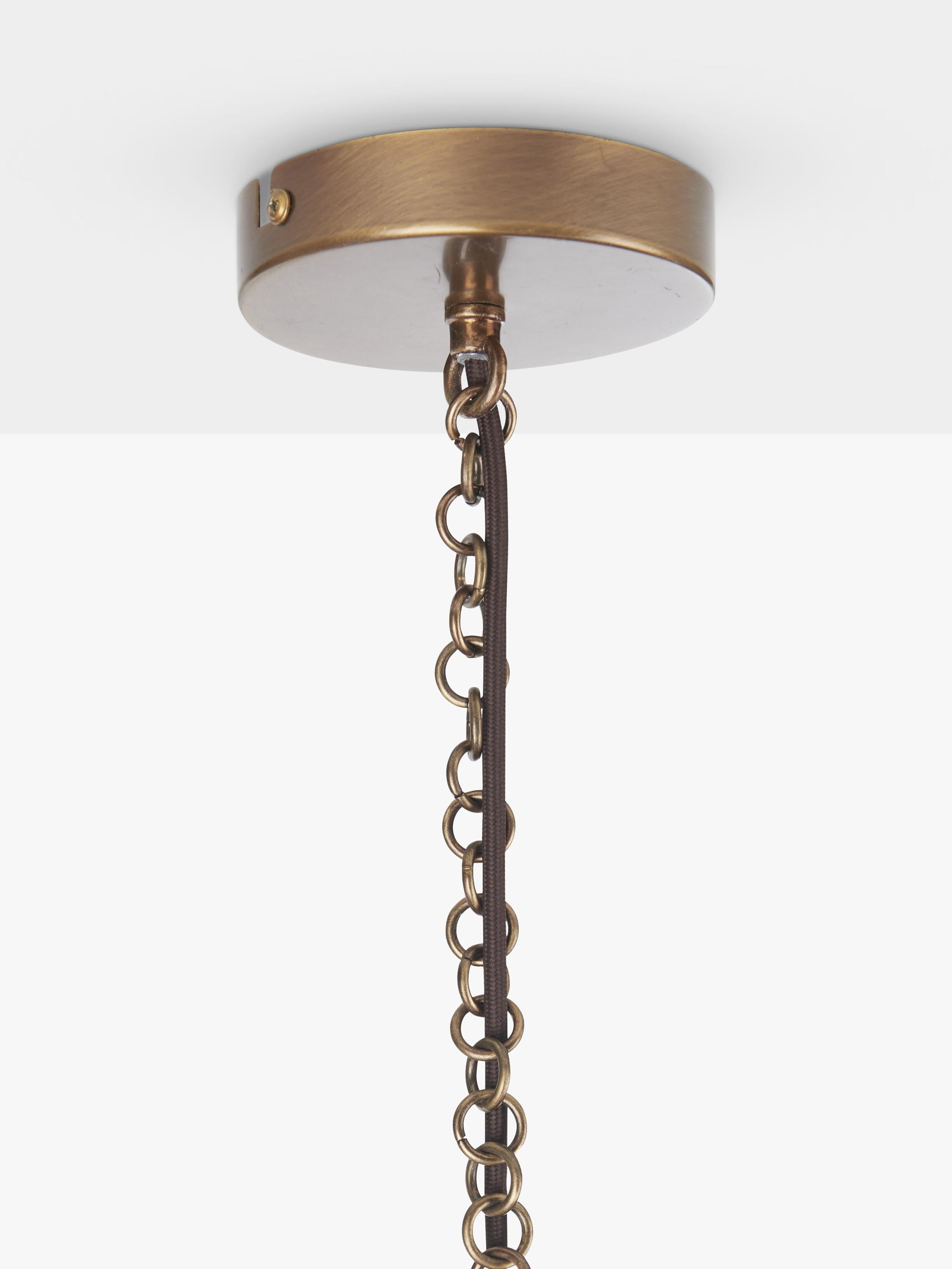 Neptune natural rattan uplight chandelier, UK version