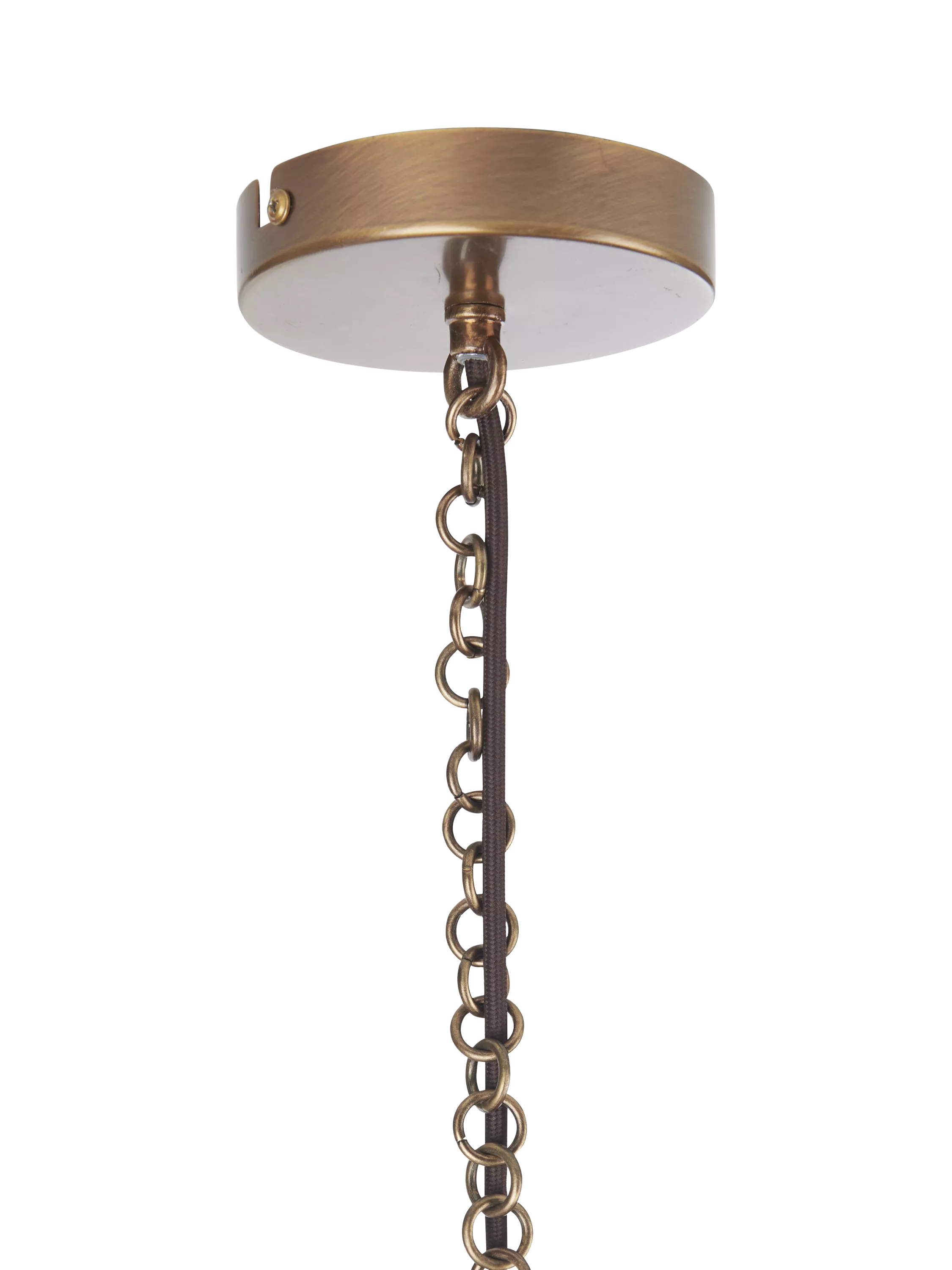 Neptune natural rattan uplight chandelier, UK version