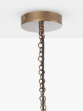 Neptune natural rattan uplight chandelier, UK version