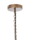 Neptune natural rattan uplight chandelier, UK version