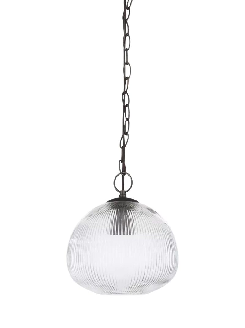 Neptune Malton bronze pendant ceiling light, imported from the UK