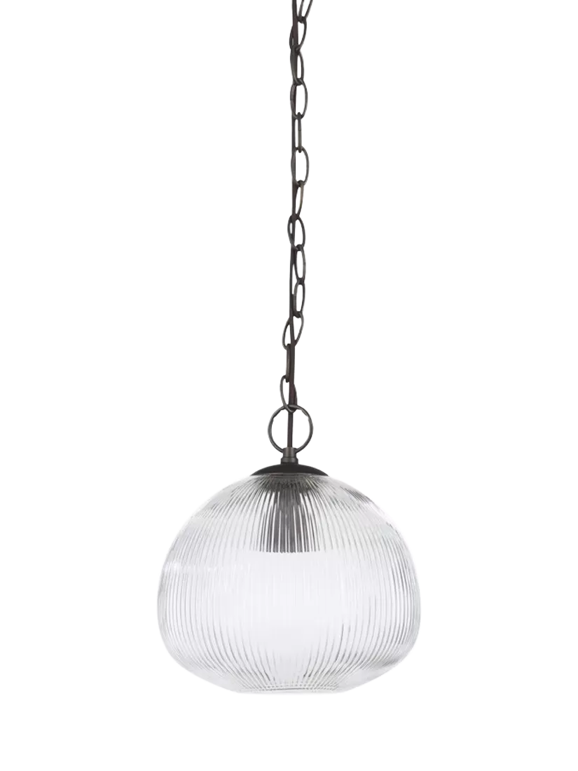 Neptune Malton bronze pendant ceiling light, imported from the UK