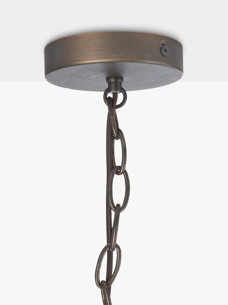 Neptune Malton bronze pendant ceiling light, imported from the UK