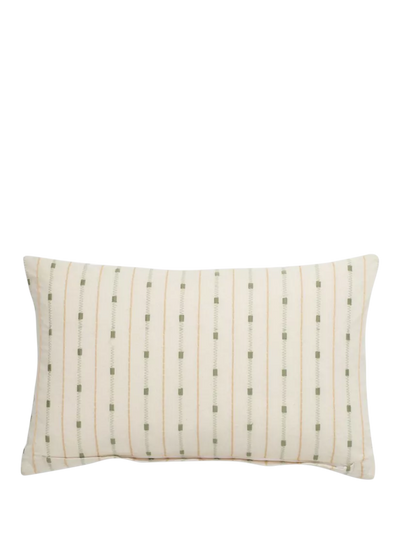 John Lewis Neptune Frida Rectangular Cushion, Green- Buy online at McGrocer