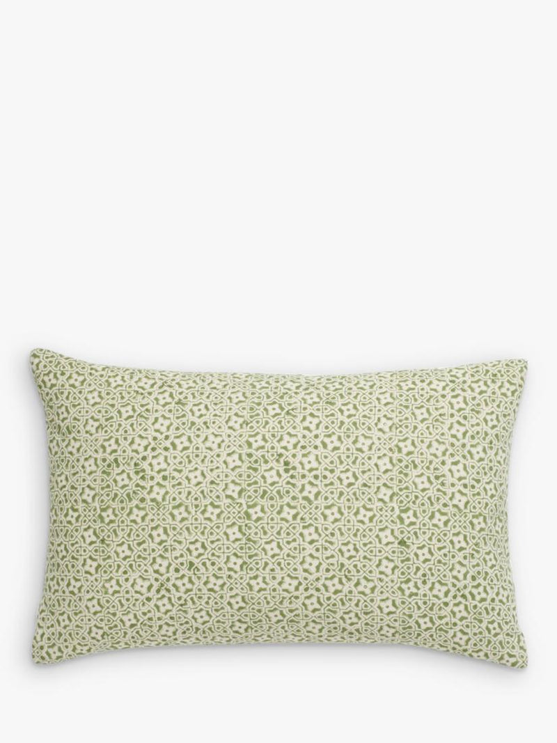 Neptune Frida cushion green 35x55cm, imported from the UK