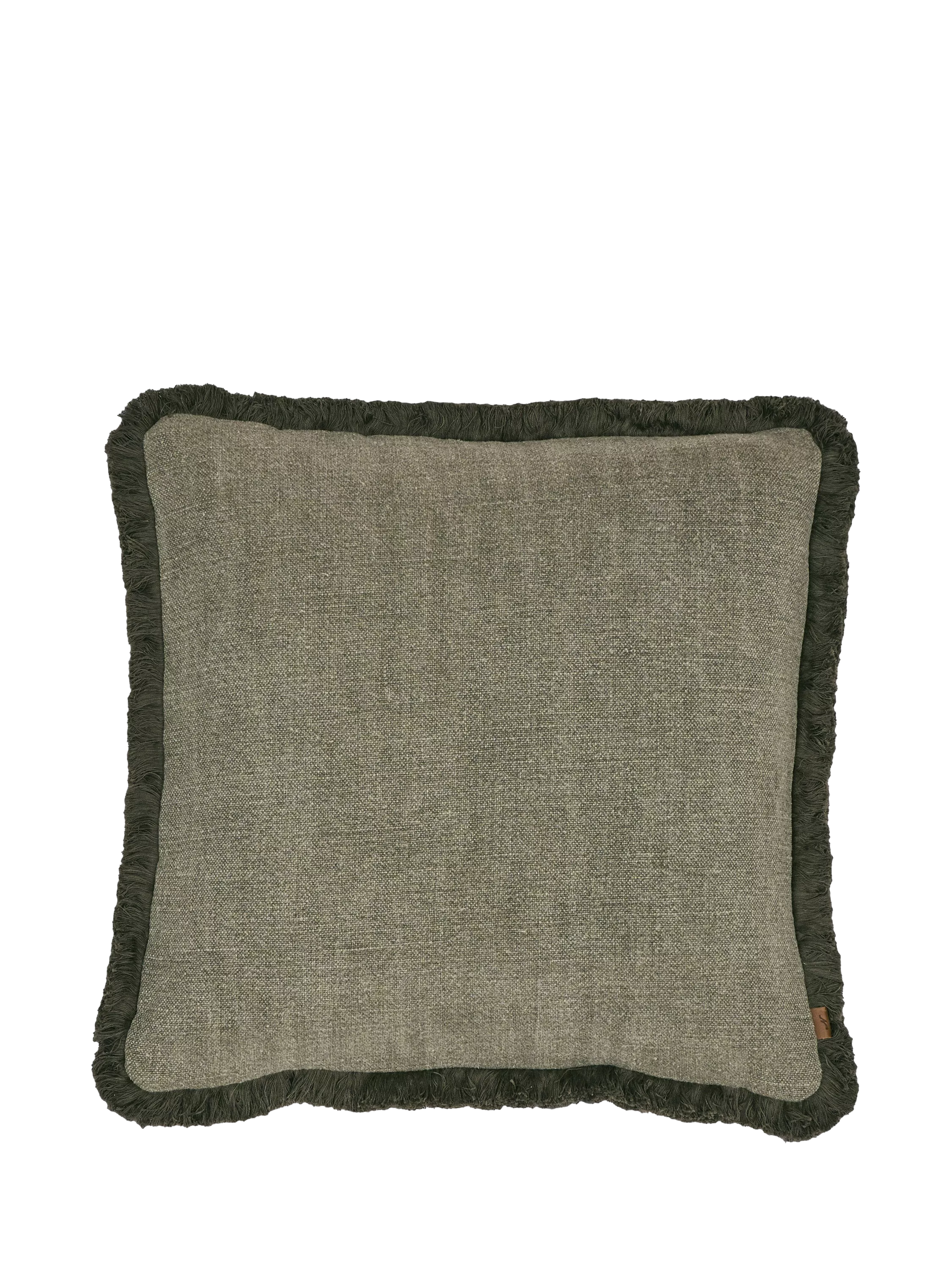 Neptune square cushion in Moss 45cm - British product