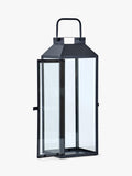 Neptune Browning lantern candle holder in black, imported from the UK