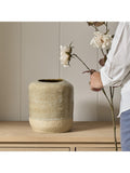 Neptune Verwood stoneware vase 28cm beige (British brand)