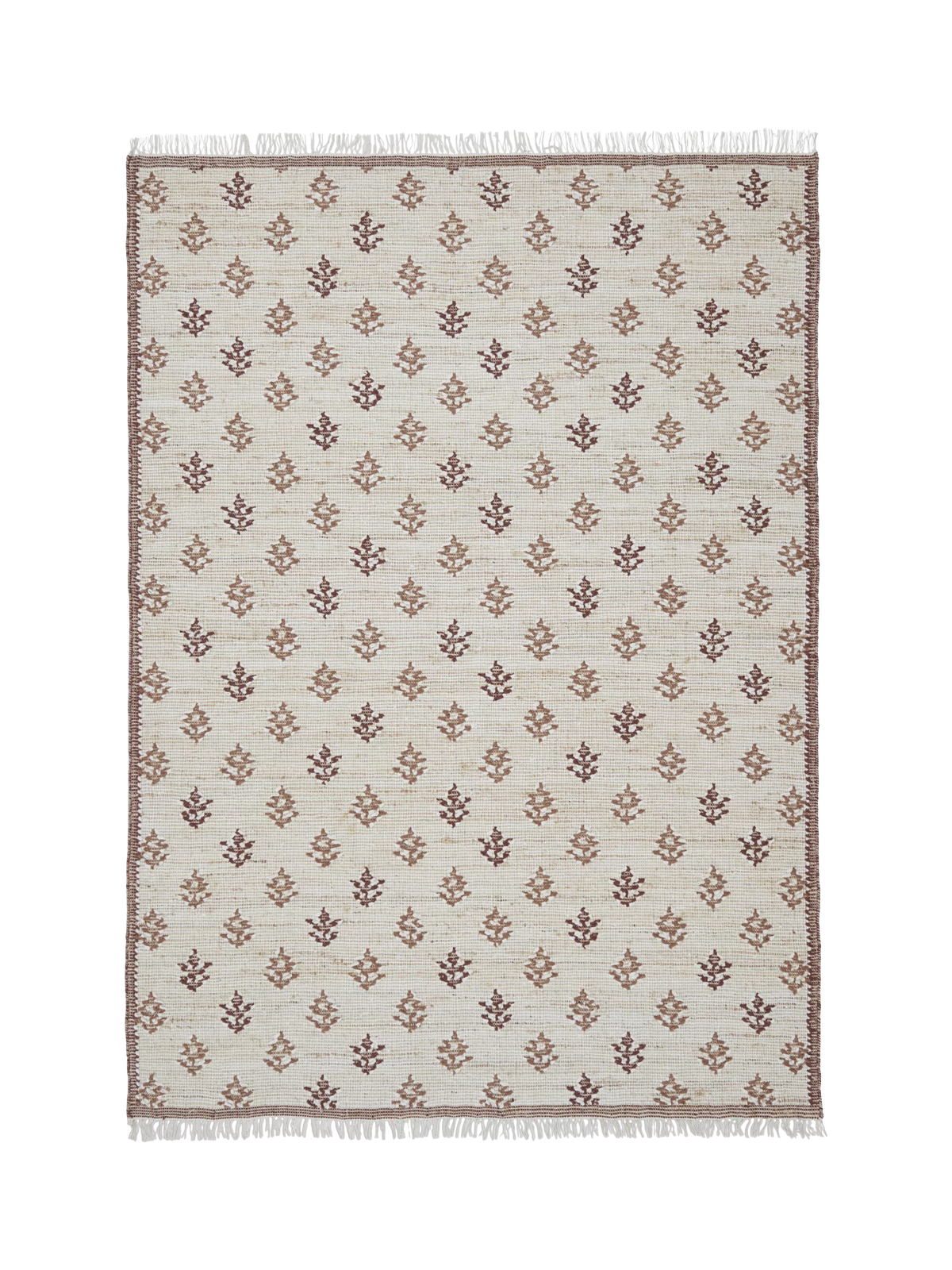Neptune Rona rug burnt sienna 300x200 cm, imported from the UK