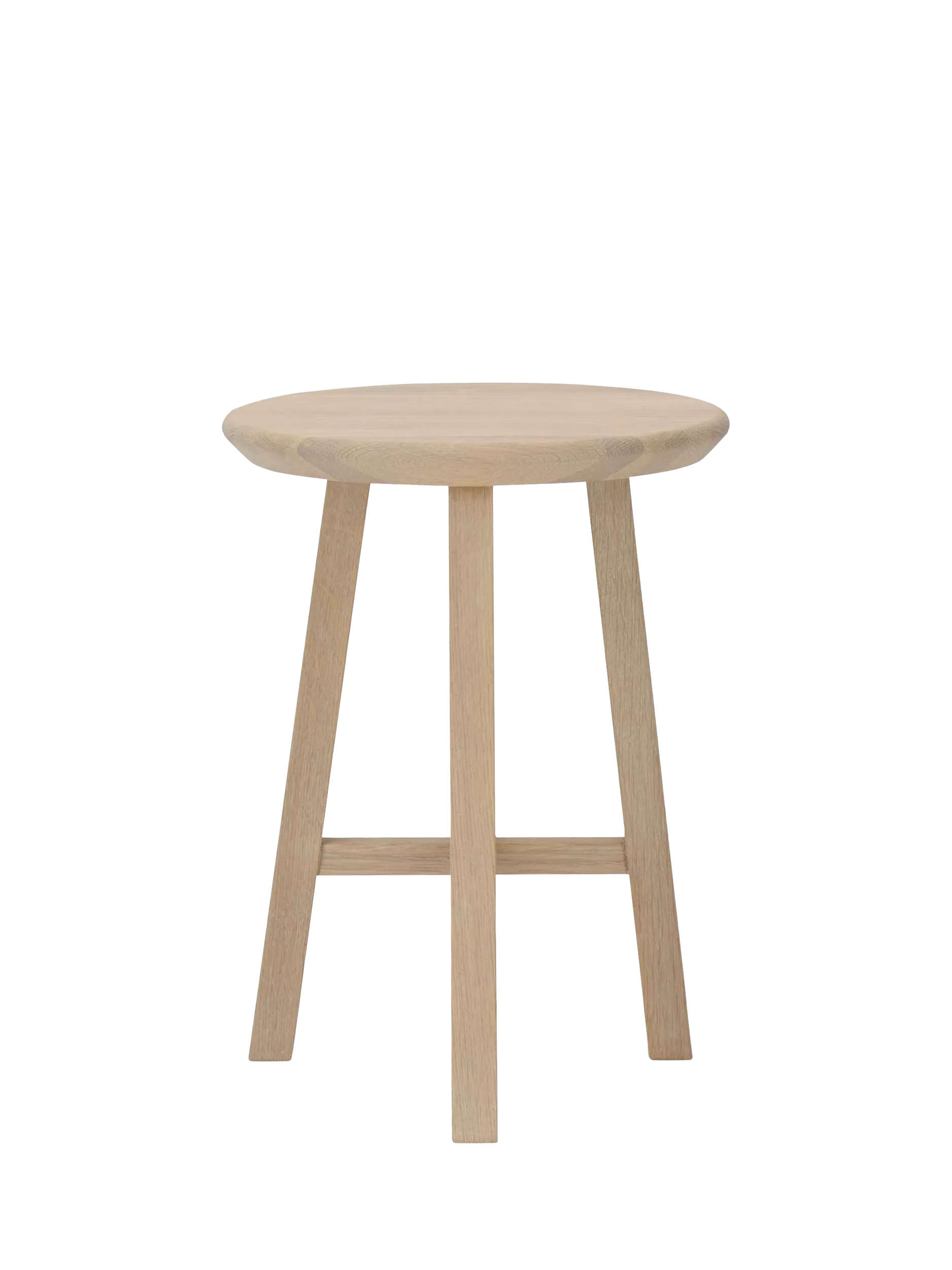Neptune Northwich Round Stool, Natural Oak
