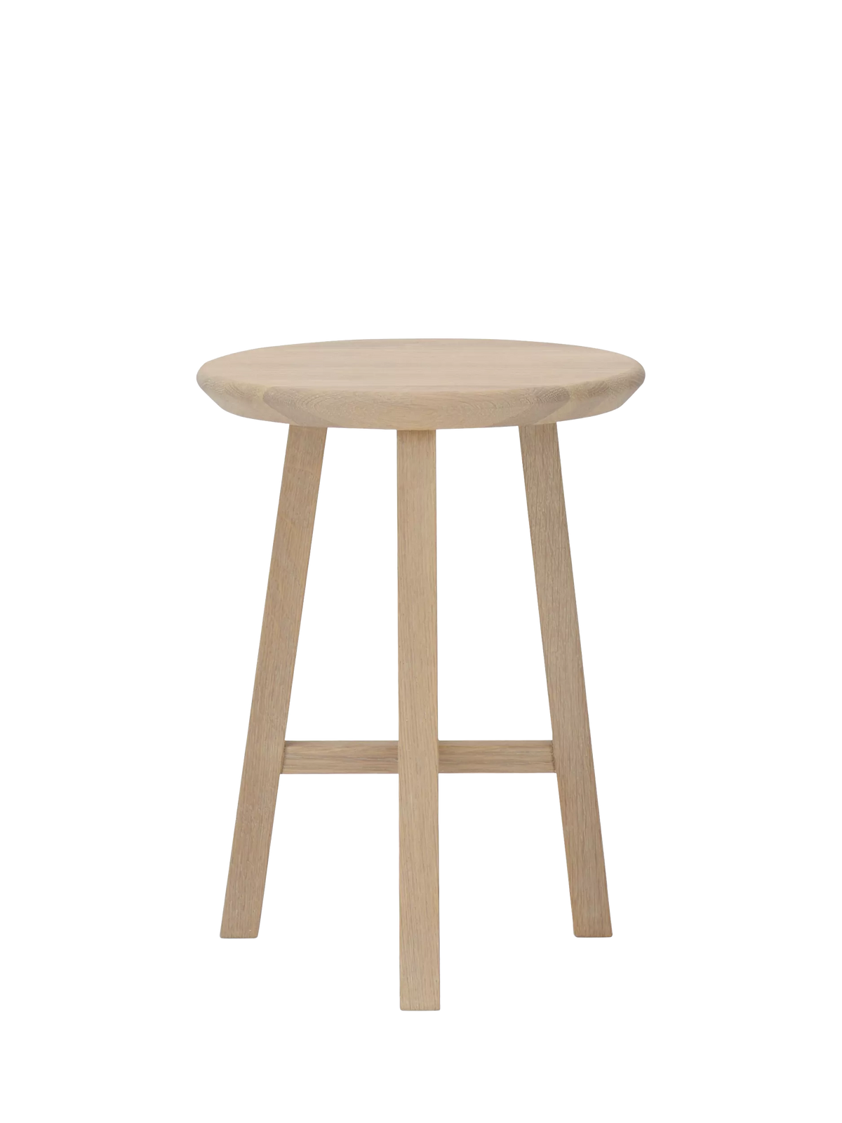 Neptune Northwich Round Stool, Natural Oak